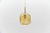 Mid-Century Modern Yellow Murano Glass Ball Pendant Lamp from Doria Leuchten, 1960s For Sale - Image 3 of 8