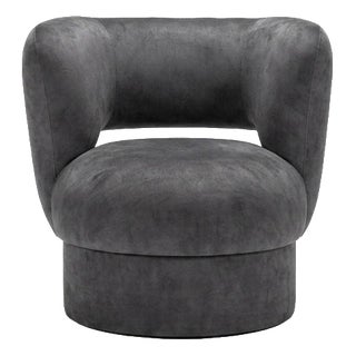 Ritual Chair in Grey Velvet by Moanne For Sale
