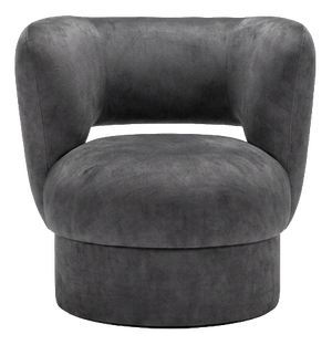Ritual Chair in Grey Velvet by Moanne