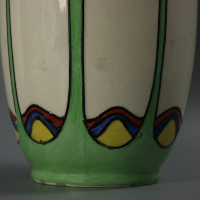1910s Minton Secessionist No.1 Vase Rare Colourway For Sale - Image 5 of 8
