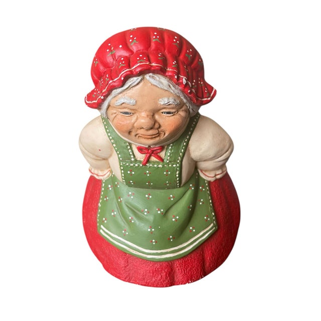 Vintage Mr. & Mrs. Santa Claus Warm Buns Figures-a Pair For Sale - Image 9 of 12