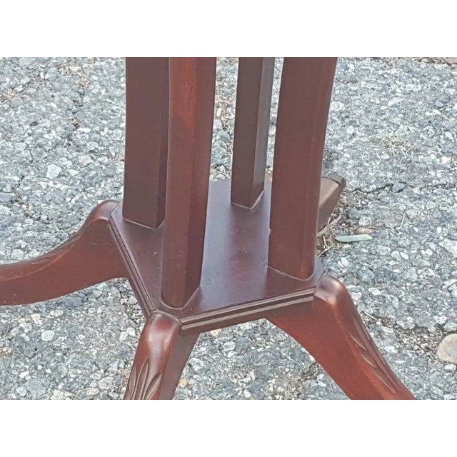 Mid 20th Century Vintage Duncan Phyfe Style Parlor Tables - Pair For Sale - Image 9 of 10