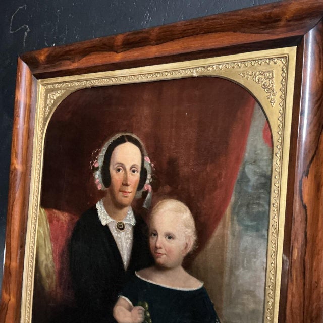 Naivety Style, 1830, Oil on Canvas For Sale - Image 3 of 7