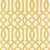 Contemporary Sample - Schumacher Imperial Trellis Wallpaper in Citrine For Sale - Image 3 of 3