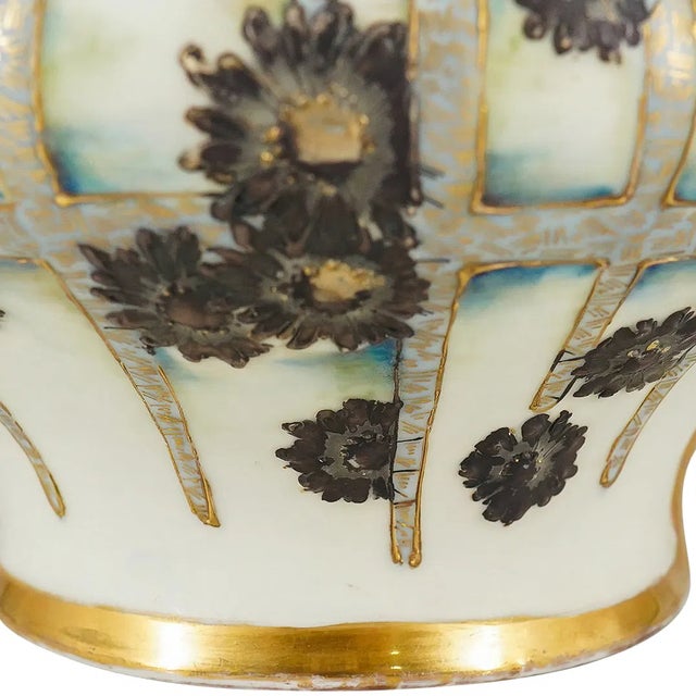 RStK Amphora Bowl, c.1900, Hand-Painted Floral & Gilt, 10.25-Inch For Sale - Image 12 of 15