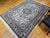 Ivory Vintage Tabriz Design Area Rug, Hand-Knotted Wool, Floral Pattern, Ivory & Blue, 6x8 For Sale - Image 8 of 18