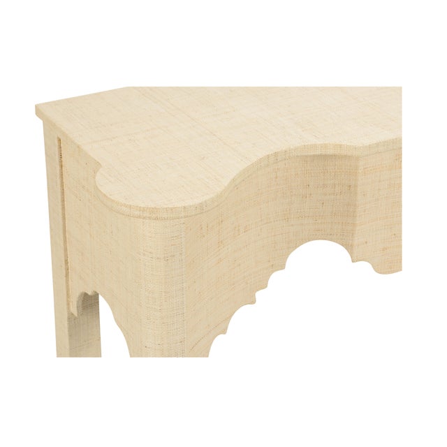 2020s Kensington Raffia Console - Natural For Sale - Image 5 of 6