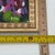 Gold Original Painting Bumblebee and Flowers on Canvas Gold Frame For Sale - Image 8 of 9