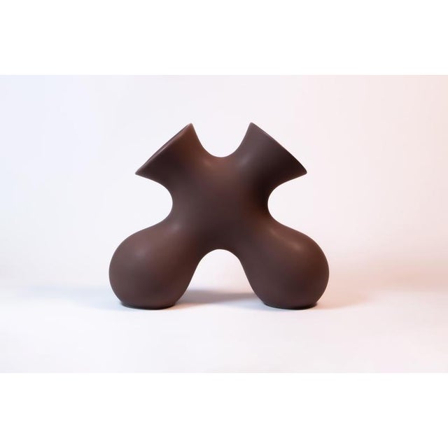 Tabono Vase in Ceramic by Soheila Mahmoodi For Sale - Image 11 of 18