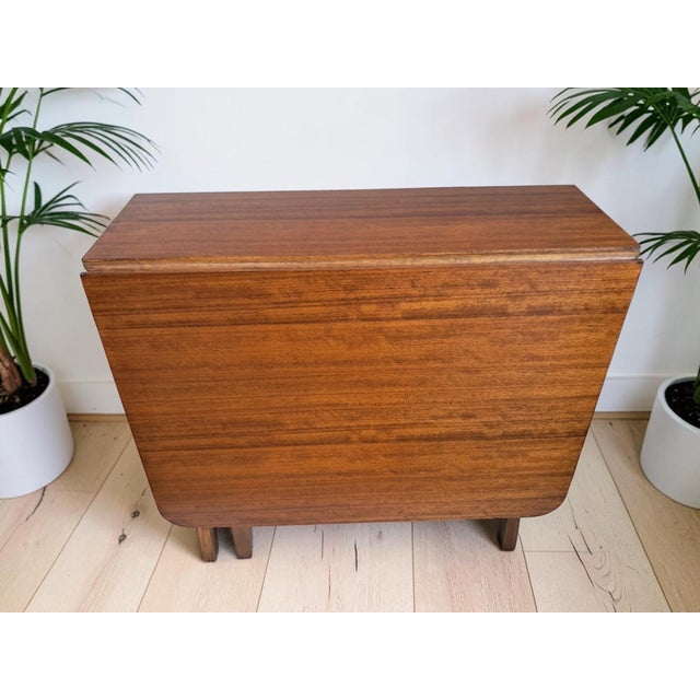 Mid-Century Teak Gate Leg Dining Table Drop Leaf in the style of G Plan, 1970s For Sale - Image 15 of 18