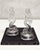 Striking pair of Cambridge dolphin fish taper candle holders. They are in great vintage condition with just a few light...