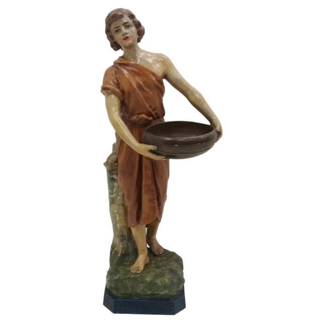 Art Deco Sculpture of Woman, 1930s For Sale - Image 13 of 13