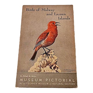 Birds of Midway Island and Laysan Islands Denver Museum Pictorial Book Alfred Bailey 1956 For Sale