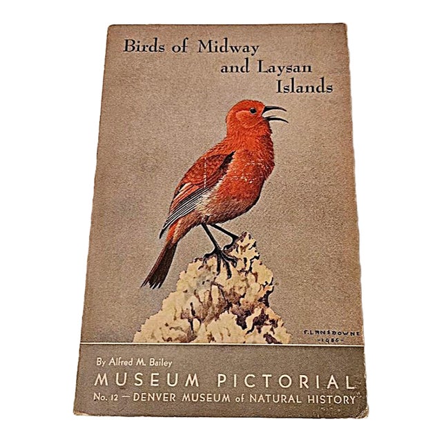 Birds of Midway Island and Laysan Islands Denver Museum Pictorial Book Alfred Bailey 1956 For Sale