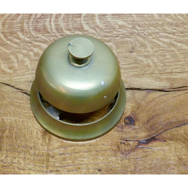 Industrial Victorian Brass Reception Desk Bell, 1890 For Sale - Image 3 of 7