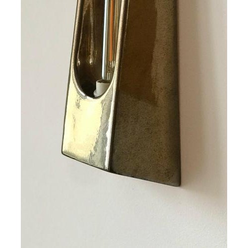 Alcove Bronze Wall Lamp by Violaine d'Harcourt For Sale - Image 4 of 11