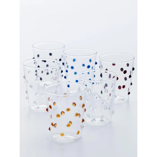 Contemporary Zafferano Party Tumbler in Black - Set of 6 For Sale - Image 3 of 5