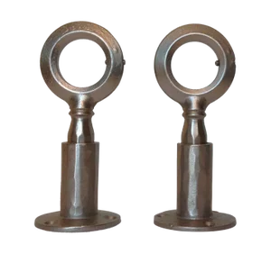 Vintage C.1990's German Blome'(Mfr.) "To the Trade" - Etruscan Forged Drapery Hardware - a Pair