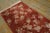 Art Deco Luxurious Ruby Red Color With Lovely Floral Design Chinese Art Deco Rug For Sale - Image 3 of 10