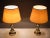 Hollywood Regency Brass Table Lamps, USA, 1970s, Set of 2 For Sale - Image 4 of 10