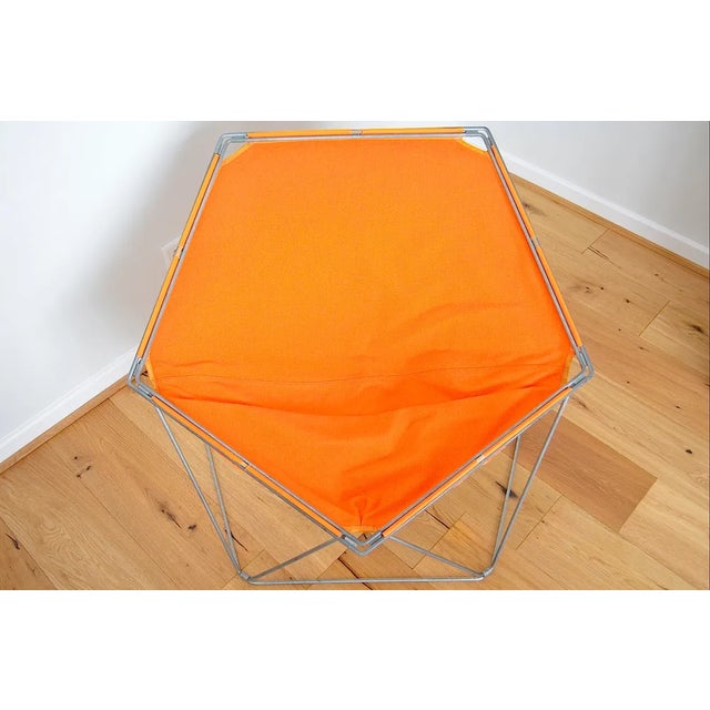 Orange Penta Chair attributed to Jean-Paul Barry & Kim Moltzer for Wilhelm Bofinger, 1960s For Sale - Image 4 of 8