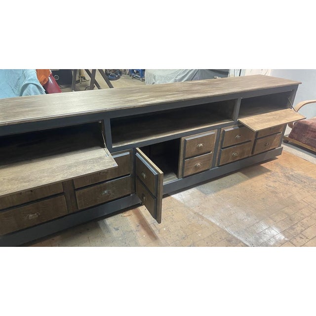 Vintage Counter in Wood, 1960s For Sale - Image 10 of 17