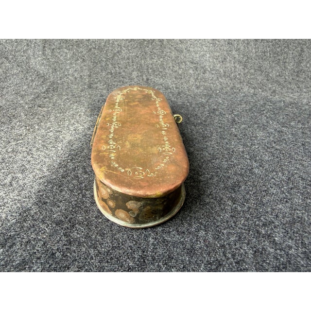 Late 19th Century Antique Dutch Copper Tobacco Box For Sale - Image 5 of 18