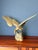 1970s Brass American Bald Eagle Sculpture on Rock For Sale - Image 11 of 12