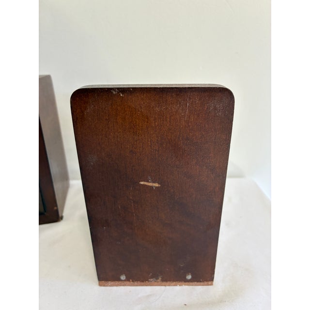 Vintage Old World Globe Wood Bookends, a Pair For Sale - Image 10 of 11
