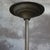 Metal French Brass and Holophane Glass Pendant Light For Sale - Image 7 of 9