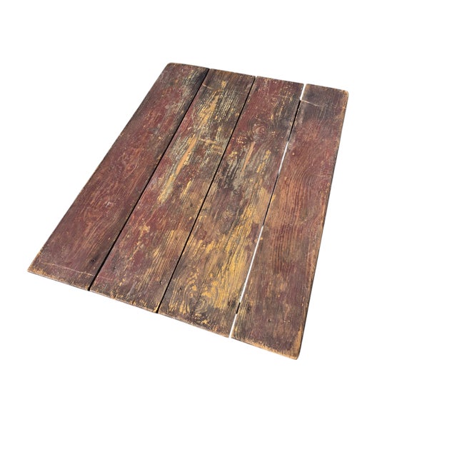 Wood Early 20th Century American Side Table For Sale - Image 7 of 8