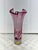 Polish Artistry - Hand-Blown Pink Art Handkerchief Glass Vase by Adam Jablonski - Signed Hand-blown art glass vase crafted...