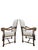 Wood Antique French Henri II Renaissance Revival Carved Walnut Throne Armchairs – 4 For Sale - Image 7 of 11