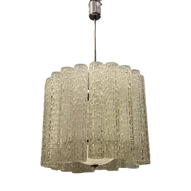 Large Mid-Century Murano Glass Chandelier by Toni Zuccheri, 1970s For Sale