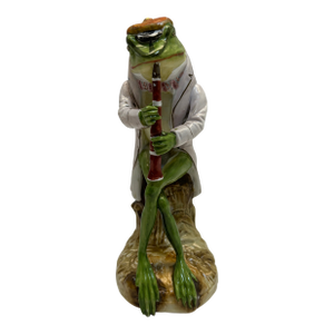 Late 19th Century Sitzendorf Belle Epoque Era Porcelain Frog