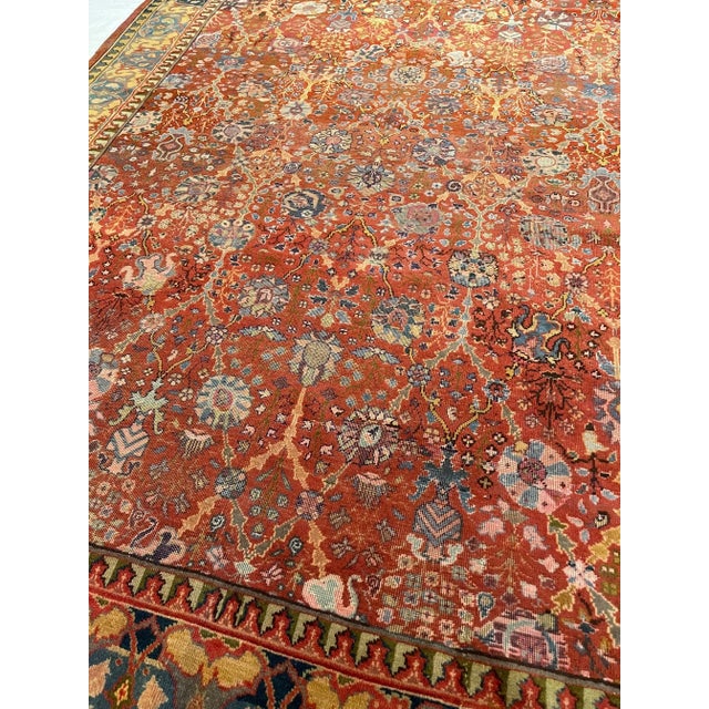 Antique HEREKE Rug 7.7X5.7, handmade and hand-knotted