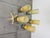 Gold Space Age 5-Light Pendant Lamp, 1970s For Sale - Image 8 of 12