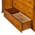 Wood Vladimir Kagan Style Mid Century Sculptural Walnut Lowboy Dresser For Sale - Image 7 of 9