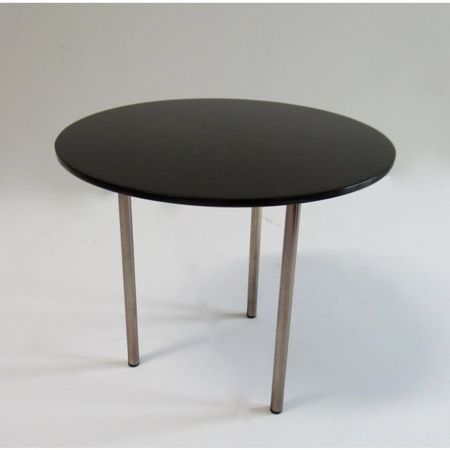 Black C.1990's Italian Modernist Macassar Ebony High Gloss Modular Cocktail Table - Set of 3 For Sale - Image 8 of 13