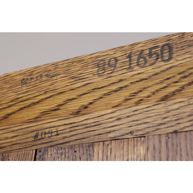 Stickley Mission Oak Tall Bookcase W. Cabinet Base For Sale - Image 15 of 16