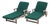 Gloster Pair of Teak Outdoor Patio Chaise Lounge Chairs For Sale