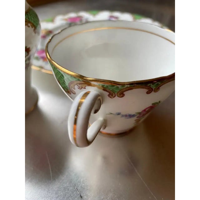 Early 19th Century Aynsley Bone China Decorative Tea Set- 20 Pieces For Sale In New York - Image 6 of 7