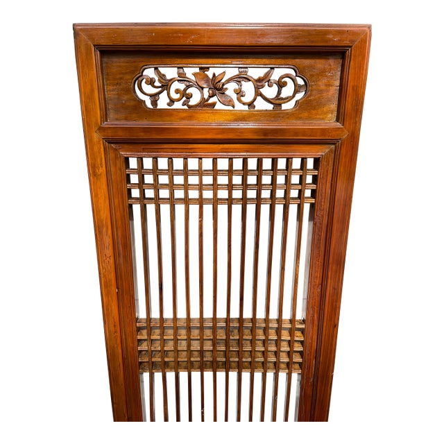 Mid 19th Century Chinese Antique Carved Panel Wall Hanging Set of 5 For Sale