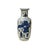 Oriental Blue White People House Gathering Graphic Porcelain Art Vase For Sale - Image 4 of 11