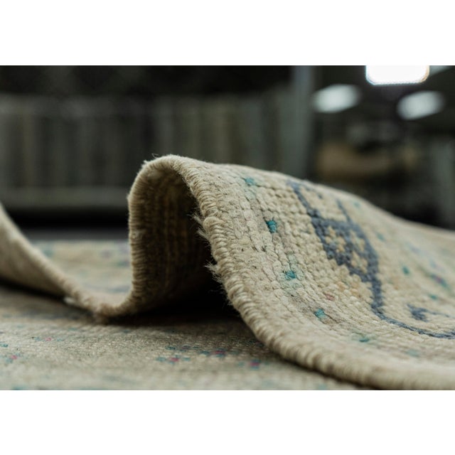 Textile Turkish Vintage Rug 3'2" x 4' #20795 For Sale - Image 7 of 8