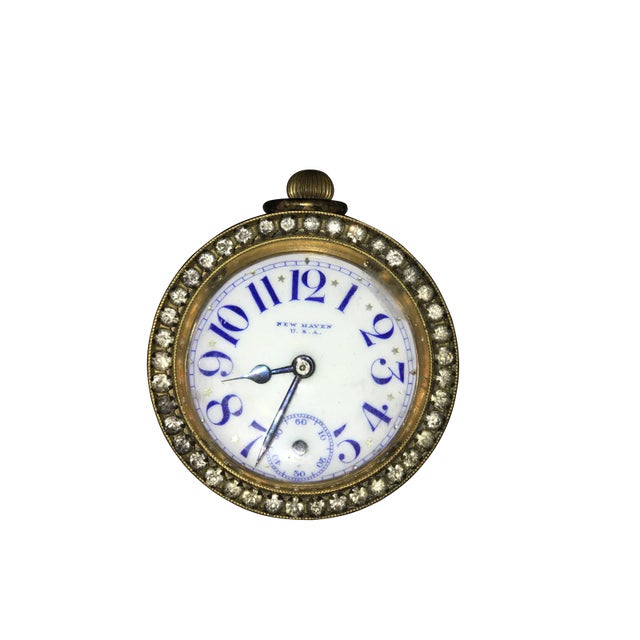 19th Century Charming 19th Century Glass Ball Clock, New Haven For Sale - Image 5 of 5