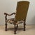 19th Century French Renaissance Revival Hand Carved Oak Armchair For Sale - Image 11 of 17
