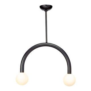 Regina Andrew Happy Steel Pendant, Small, Oil Rubbed Bronze For Sale