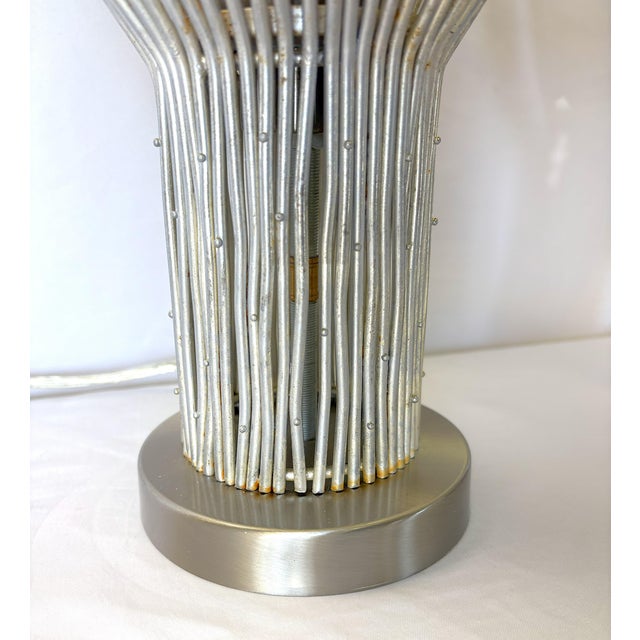 Modern Z. Gallerie Style Chrome Finish Branch Up-Light Fixtures- A Pair For Sale - Image 12 of 12