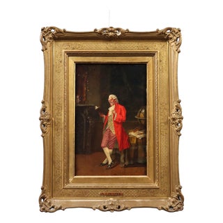 Albert Joseph Franke, Oil on Panel, Framed For Sale